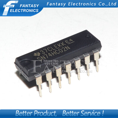 

10PCS SN74HC02N DIP14 SN74HC02 DIP 74HC02N 74HC02 new&original IC free shipping