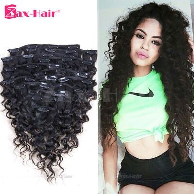 

Clip In Human Hair Extensions Curly African American Clip In Hair Extensions Virgin Brazilian Clip In Hair For Black Womenn 100g
