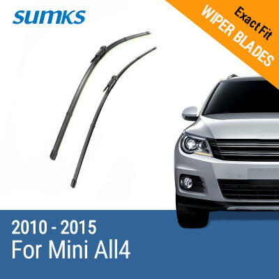 

SUMKS Wiper Blades for Mini All4 20"&19" Fit Pinch Tab Arms 2010 2011 2012 2013 2014 2015