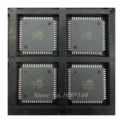

5PCS free shipping ATMEGA64A-AU ATMEGA64 TQFP64 MCU 8-bit Microcontroller with 64K Bytes In-System Programmable Flash