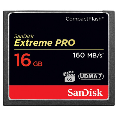 

SanDisk 16GB read speed 160MB / s write speed 150MB / s Extreme speed CompactFlash memory card UDMA7 CF card