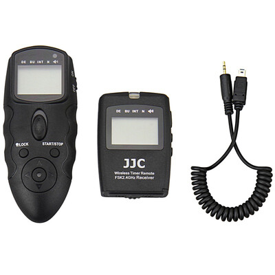 

JJC WT-868 CABLE-M multi-function wireless timer cable remote control multi-group exposure control for Nikon D5500 D7200 D750 alternative MC-DC2