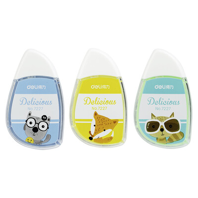 

Deli deli transparent belt core 6m correction tape student correction tape correction with a single 7227