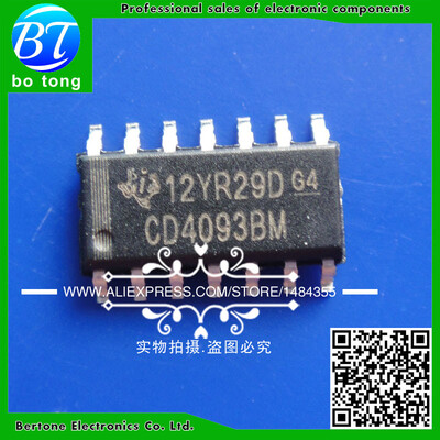 

200PCS HEF4093BT SOP14 HCF4093 SMD CD4093BM new and original IC free shipping