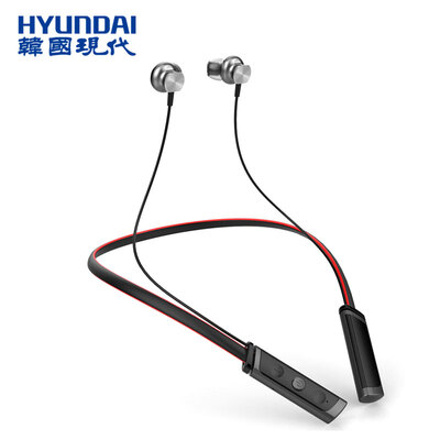 

Hyundai (HYUNDAI) HY-291 шея висит Bluetooth-гарнитура беспроводные спортивные уши в ухе басовые шумоподавляющие наушники черный красный