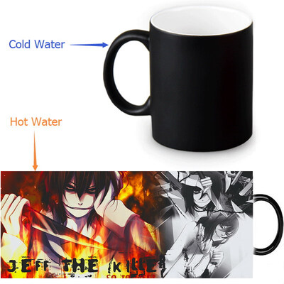 

Jeff The Killer Morphing Mug Color Change Tea Cup Волшебная молочная кружка для кофе