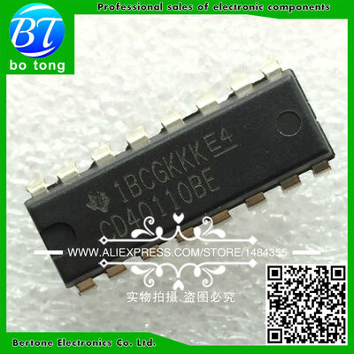 

Free shipping 10Pcs/Lot CD40110BE CD40110 DIP16