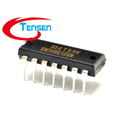 

25Pcs/Lot 74HC125 SN74HC125 SN74HC125N Quadruple Buffer / Line Driver (3-State) DIP-14