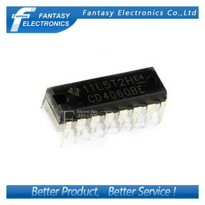 

100PCS CD4060BE DIP16 CD4060 DIP new&original IC free shipping