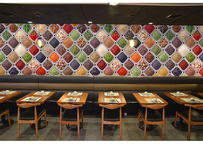 

3D photo wallpaper Grain health bean flavoring wallpaper mural grains Hot pot restaurant drinks shop Soybean wallpaper