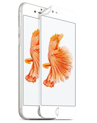 

Smorss [3D-синяя полноэкранная] Apple 7Plus закаленная пленка полноэкранное покрытие iPhone7Plus закаленная пленка 3D углеродное волокно мягкая сторона HD мобильный телефон защитная пленка белый