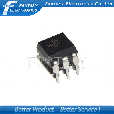 

100PCS EL3021 DIP6 MOC3021 DIP new and original IC free shipping