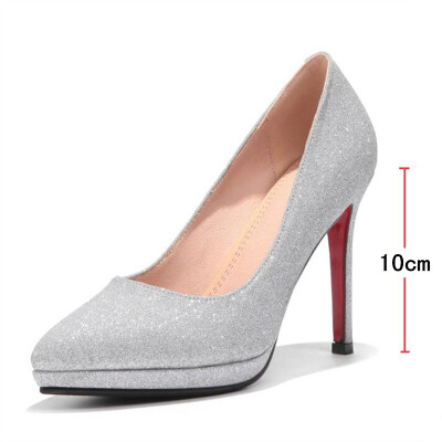 

size 34-43 New Spring Autumn Women Shoes Fashion Woman Pointed Toe Super High Heels Platform ladies fashion sexy nightclub Pumps