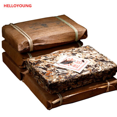 

C-PE025 China Yunnan Pu'er tea 250 grams of spring tooth Qianjiazhai original old brick green food slimming health