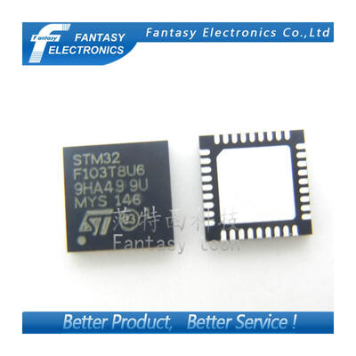 

10PCS STM32F103T8U6 QFN36 QFN ARM new and original IC free shipping