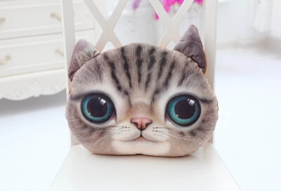 

40cm38cm New 3D cat emoji Pillow cushion Personality Car Cushion Creative Cat shape Nap smiley face pillow Cute seat coussin