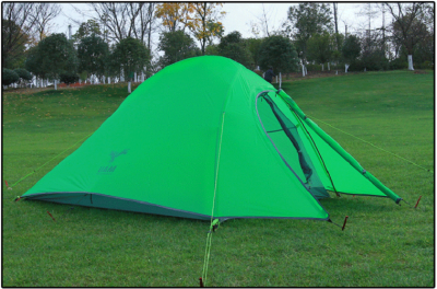

Hillman Ultralight 2 Person Double Layers Aluminum Rod 4 Season