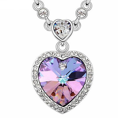 

Серьги ожерелья Подвески Кристалл из австрийских элементов Vintage Мода ювелирные изделия ожерелья для женщин 10800