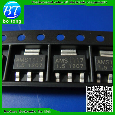 

Free Shipping 20PCSLOT SOT-223 AMS1117-15V AMS1117-15V AMS1117 LM1117 1117 Voltage Regulator We only provide good quality