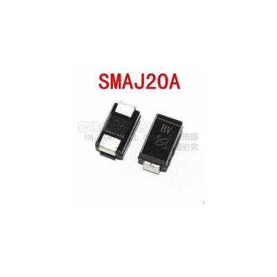 

10pcs/lot SMAJ20A BV 400W SURFACE MOUNT TRANSIENT VOLTAGE SUPPRESSOR