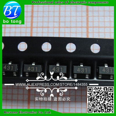 

Free shipping 100PCS/lot SMD TL431A TL431 431 SOT-23 SMD Transistor