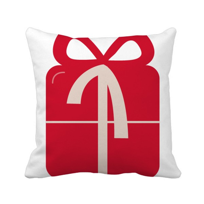 

Christmas Gift Red Festival Square Throw Pillow Insert Cushion Cover Home Sofa Decor Gift