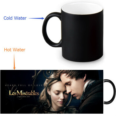 

Les Miserables 350ml12oz Heat Reveal Mug Color Change Coffee Cup Sensitive Morphing Mugs Magic Mug Milk Tea Cups