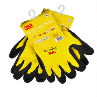 

3M protective gloves comfortable non-slip wear-resistant gloves high permeability anti-oil orangegreengreyyellowblue  L XL