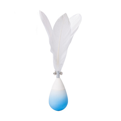 

Pidan morning dew tumbler blue cat toy bell feathers funny cat stick pet supplies