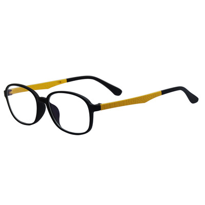 

Cloud recall anti-blue light radiation protection office game flat light goggles 1612-3101 COL5 black frame yellow temples
