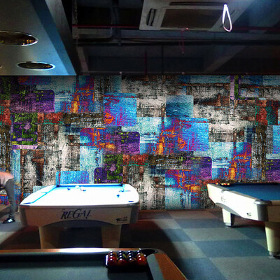 

Пользовательские 3d-росписи 3D-абстрактный цветной куб обои KTV bar big mural обои