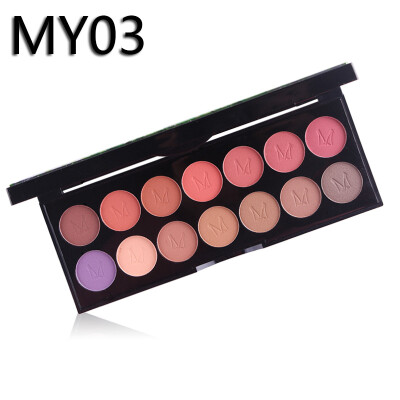 

14-color pearl matte eye shadow smoked make-up multicolor eye shadow plate