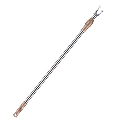 

Youku retractable stainless steel metal clothes rail clothing fork pick-up clothes home balcony clothes support