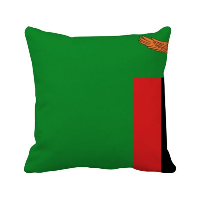 

Zambia National Flag Africa Country Square Throw Pillow Insert Cushion Cover Home Sofa Decor Gift