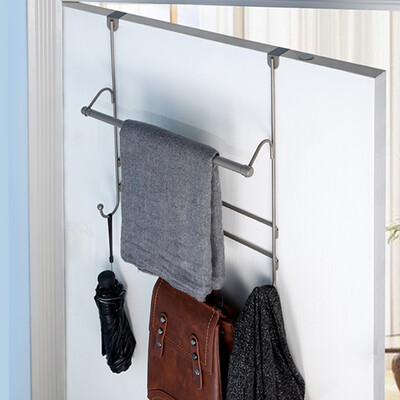 

Guard home door hook bedroom nail-free hanger bathroom kitchen wall bathroom wall hanging wrought iron strong coat hook