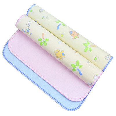 

Elephant baby elepbaby infant urine pad bamboo fiber three thickening waterproof diapers pad size 75X50CM blue one