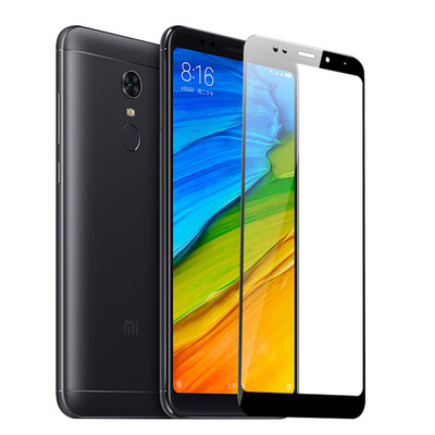 

KOOLIFE Tempered Glass Full Screen Protector Black for Mi Redmi 5 Plus