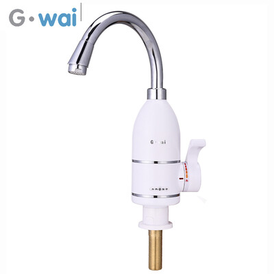 

GWAI Water Heater Hot Sale 3~5 Second Instant Water Heater Faucet 220~240V Stainless Heating Tube Water Heater Valve DRS-X30F1