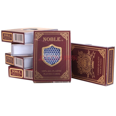 

Taiwan State high NOBLE plastic matt poker T-1806 blue original imported 6 loaded