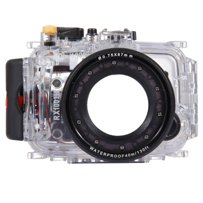 

PULUZ 40m Underwater Depth Diving Case Waterproof Camera Housing for Sony RX100 IIITransparent