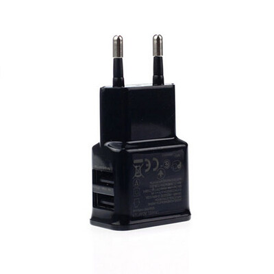 

2А двойной 2-портовый USB ЕС зарядное устройство Адаптер для iPhone HTC мото