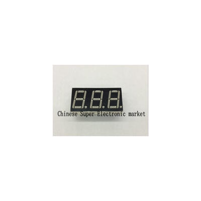 

10PCS 056 inch Common Anode 3 Digit 7 Segment Red Light Digital tube