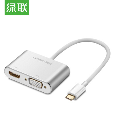 

Зеленый Альянс Тип-C на HDMI / VGA-конвертер USB-C Док-адаптер для адаптера Кабель для передачи данных Apple MacBook Huawei Mate10 Extended Docking Projector 50317