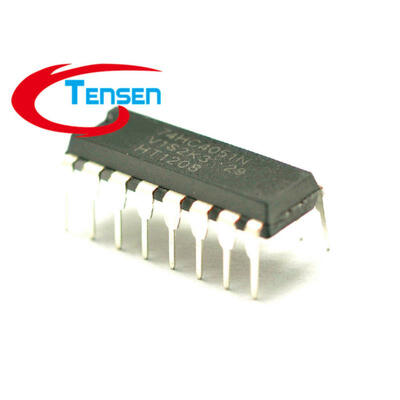 

200Pcs/Lot 74HC4051 74HC4051N SN74HC4051 8-Channel Analog Multiplexer/Demultiplexer DIP-16 74 Logic IC