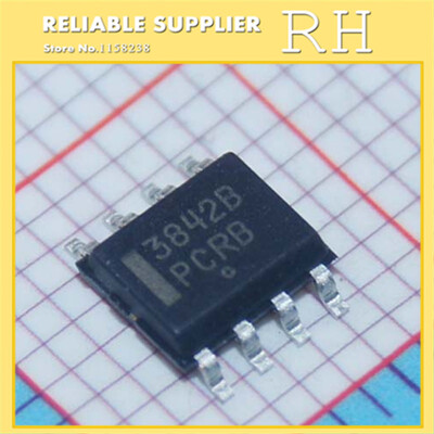 

50pcs/lot UC3842BD1R2G UC3842B 3842B SOP8 Switching power supply chip