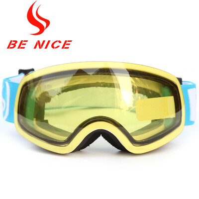 

Be Nice Brand Outdoor для детей с лыжными очками со съемным двойным слоем с противоскользящим двойным объективом Лыжи для лыж и сноубордов Snow-4700