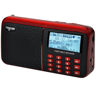 

Диметоат (NOGO) R909 стерео мини-цифровые песни карты колонки радио большой экран (сине-черный)