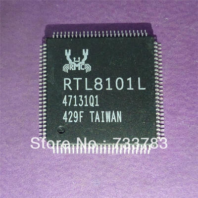 

5pcs/lot RTL8101L REALTEK SINGLE CHIP FAST ETHERNET CONTROLLER AND MC97 CONTROLLER WITH POWER MANAGEMENT