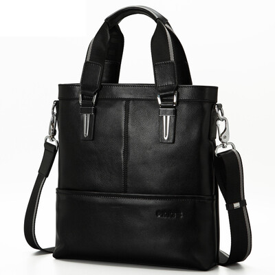 

Pkuone® Hot Selling 2015 New Fashion Men Genuine Leather Handbag Famous Brand Messenger Bag