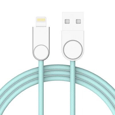 

Nanjue NANJUE Apple mobile tablet data line 8765s zinc alloy head usb charging cable for iphone56s7PlusXipad pro mint green